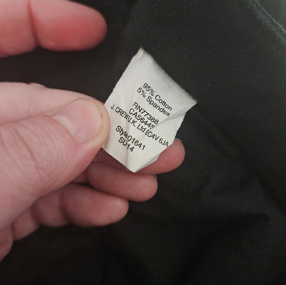 Madewell Classic Black Ankle Pants With Hook And Eye Closure! - Picture 4 of 7